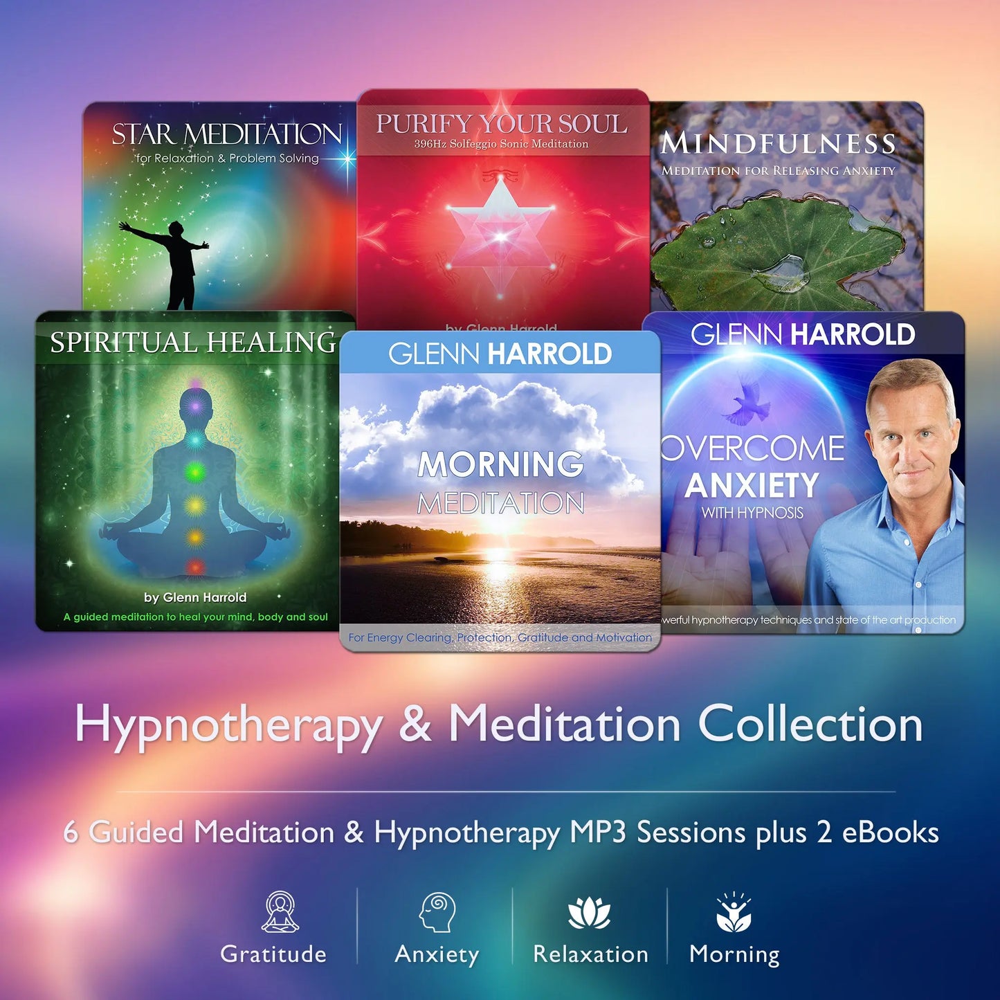 Hypnotherapy & Meditation MP3 & eBook Collection (6 Titles & 2 eBooks) Glenn Harrold Publishing Ltd