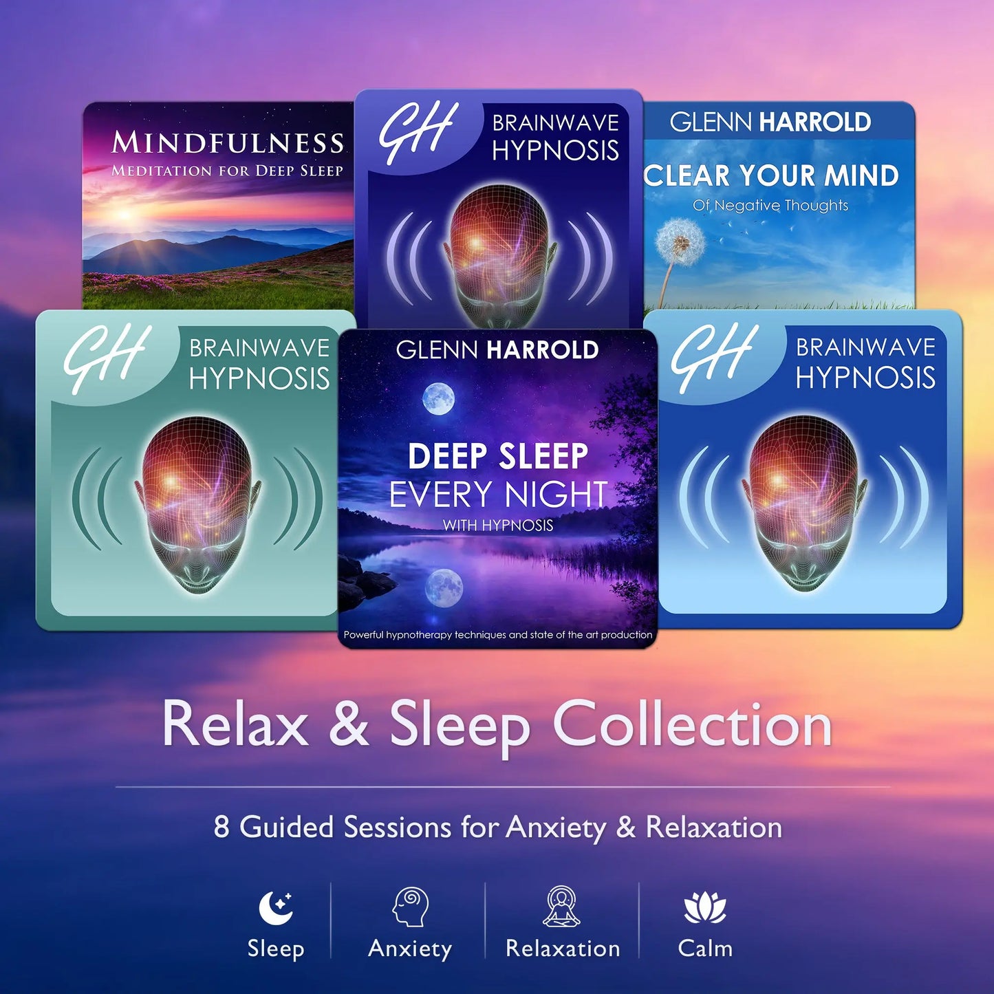 Relax & Sleep Collection (6 Titles) Glenn Harrold Publishing Ltd