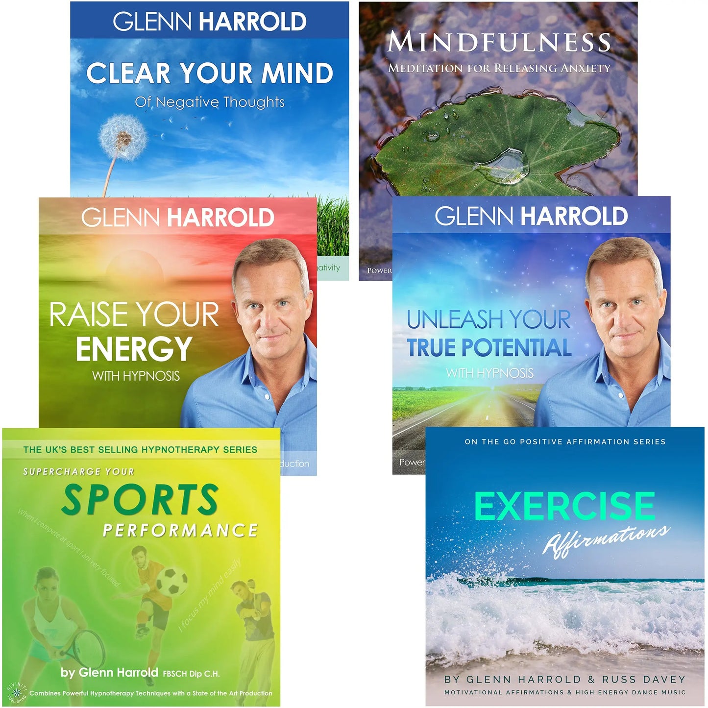 Sports Performance Hypnosis & Meditation Collection (6 Titles) Glenn Harrold Publishing Ltd